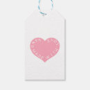 Search for heart shaped hang tags Pink