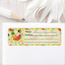 Search for banana return address labels Summer
