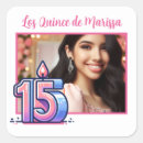 Search for 15th birthday stickers Quinceañera