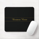 Search for black and gold mousepads Business