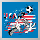 Search for cartoon soccer posters Bugs bunny