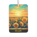 Search for sunflower car air fresheners Flowers