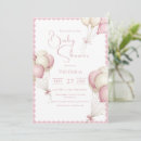 Search for balloon baby girl shower invitations Simple