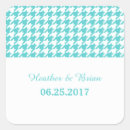 Search for turquoise wedding stickers Chic