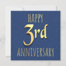 Search for happy 3rd anniversary cards Modern