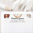 Search for donut return address labels Fun