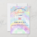 Search for pastel rainbow birthday invitations Girl