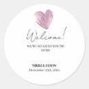 Search for hotel welcome stickers Out of town guests