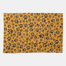 Search for dog paw tea towels Black