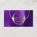 Search for purple foil business cards Gold