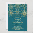 Search for teal birthday invitations Sparkle