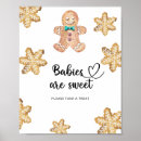 Search for gingerbread boy posters Winter baby shower