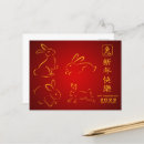 Search for chinese rabbit postcards Red
