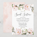 Search for flowers sweet 16 invitations Pink