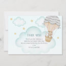 Search for hot air balloon thank you cards Clouds