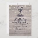 Search for champagne glass birthday invitations Celebration
