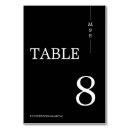 Search for fancy wedding table cards Black