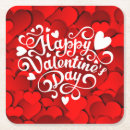 Search for valentines day coasters Red
