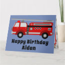 Search for firetruck birthday cards Fireman