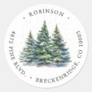 Search for trees return address labels Rustic