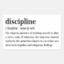 Search for discipline stickers Inspirational