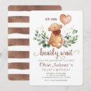 Search for teddy bear invitations We can bearly wait