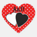 Search for red and white polka dot stickers Retro