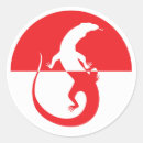 Search for indonesian stickers Komodo dragon