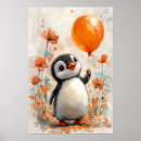 Search for penguin paint posters For kids