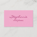 Search for girly business cards Minimal