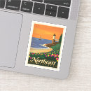 Search for vintage sailboat stickers Lighthouse