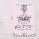 Search for blush pink birthday invitations Vintage