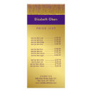 Search for script rack cards Hair stylist