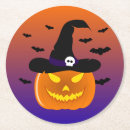 Search for jack o lantern coasters Witch