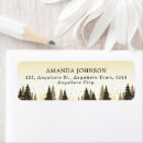 Search for evergreen trees return address labels Pine tree
