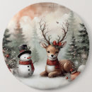 Search for deer badges Snow