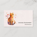 Search for cat business cards Feline