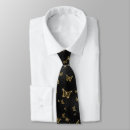 Search for butterfly on black ties Pattern