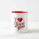 Search for romantic love message mugs Valentine