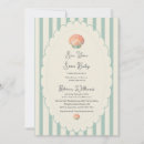 Search for seashells cards invites Sea you soon baby
