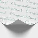 Search for wedding shower wrapping paper Green
