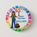 Search for 65th birthday badges Retro