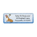Search for pembroke return address labels Cartoon