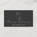 Search for essential oil business cards Holistic