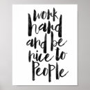 Search for hard work Typography