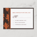 Search for maple leaves invitations Brown