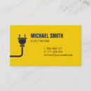 Search for electrical wiring business cards Plug