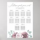 Search for flower wedding seating charts Watercolor
