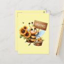 Search for bee lovers postcards Cute