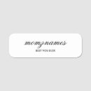 Search for on name tags For her